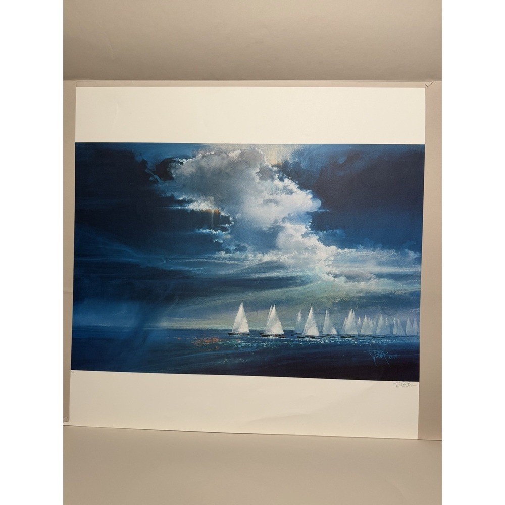 VTG Limited edition lithograph,‎ Yachting, 1983 Olympics, Robert Peak 99/550